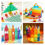 Colourful Magnetic Tiles – 100pcs