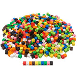 1cm Interlocking  Cubes 1000pc in polybag