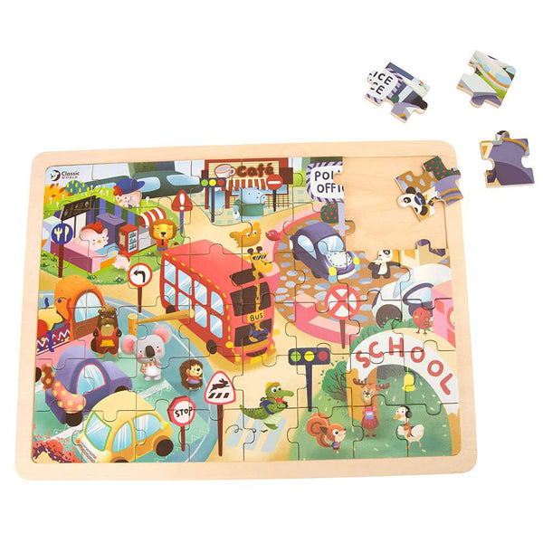 Animal City Jigsaw Puzzle 48pc