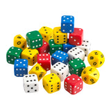 EDX Education – Dice – Classroom Set Jumbo – 25mm – 24pcs – Container