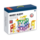 Magnetic Tiles with Track Ball – 84 Pieces
