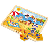 Wooden Puzzle - Summer 24pc