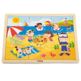 Wooden Puzzle - Summer 24pc