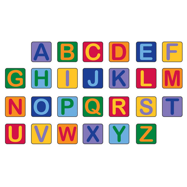 Learning Carpets - Alphabet - Seating Squares - 36 x 36 cm - 26pcs
