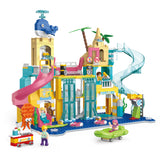 Building Block Set – Water Park – 715 Pieces