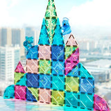 Colourful Magnetic Tiles - 100pcs