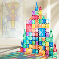 Colourful Magnetic Tiles - 100pcs