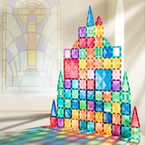 Colourful Magnetic Tiles - 100pcs