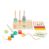 hi Pando – Wooden Sequencing Bead Game – 30pcs