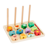 hi Pando – Wooden Sequencing Bead Game – 30pcs