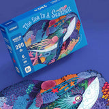 Large Animal Shaped Puzzle The Sea In A Seashell 280pc