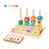 hi Pando – Wooden Sequencing Bead Game – 30pcs