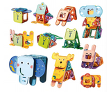 Feelo - Magnetic Sheet Tiles - Animals - 50 Pieces