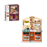 Cogo - Orange Pretend & Play Kitchen Set - includes 67 Accessories