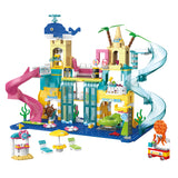 Building Block Set – Water Park – 715 Pieces