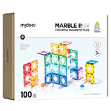 Mideer - Colourful Magnetic Tiles Marble Run – 100pcs