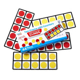 Ten Frames With Counters Demonstration Clings: 44 Pieces