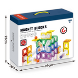 Magnetic Tiles with Track Ball – 84 Pieces