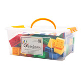 Building Blocks - Large - 80pcs Container - (Compatible with Lego & Duplo)