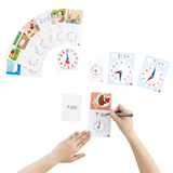 EDX Education - Clock Time Kit with Activity Cards - 36pcs