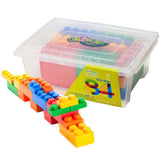 Jumbo Soft Blocks – Mixed – 84pcs – Container