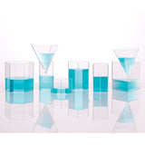 EDX - Geometric Solids 10cm 8 Shapes 7pcs