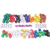 DICE Polyhedra - Assorted Classroom Set - 162pcs