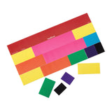 Hand2Mind - Rainbow Fraction Tiles Demonstration Clings: 51 Pieces