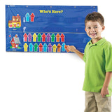 Learning Resources - Pocket Chart Attendance