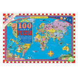 World Map 100 Piece Puzzle