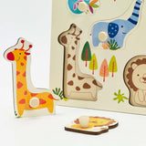 Peg Puzzle - Zoo - 7pcs