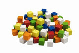 Wooden Colour Cubes(20mm) 102pc and activity cards