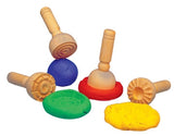 EDX Education – Dough Stamp Set Wood 4pc
