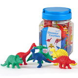 EDX - Counters  -  Dinosaurs 32pcs with tweezers