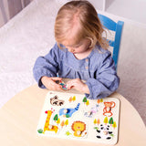 Peg Puzzle - Zoo - 7pcs