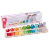 Wooden Count + Match Game
