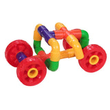Building Pipes with Wheels Construction Set – 72pcs in Polybag