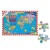 World Map 100 Piece Puzzle