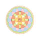 Classic World - Flower Mandala Wooden Block Puzzle - 70 Pieces
