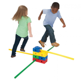 Kids Gross Motor Skills & Balance Obstacle Course Activity Set - 114pc