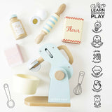 Le Toy Van - Wooden Bakers Mixer Set - 8pcs