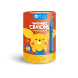 Jar Meló – Wax Crayons – Washable Non-Toxic – 48 Colours