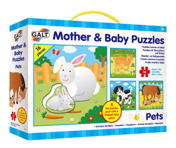 Galt - Mother and Baby Puzzle-Pets 16pcs