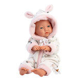 Llorens - Little Baby Girl Doll with Pink Outfit & Pacifier - 31cm