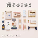 Le Toy Van - Pretend & Play - Complete Dolls House Furniture Set - 35pcs