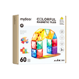 Mideer - Colourful Magnetic Tiles Building Set - 60pcs
