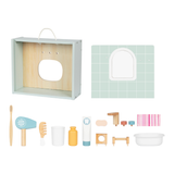 TookyToy - Pretend Play Bathroom Vanity & Toiletries Toy Playset