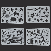 Anthony Peters - A4 Space Exploration Stencils - 4pcs