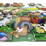 Wooden Farm Puzzle 15pc