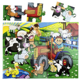 Wooden Farm Puzzle 15pc